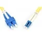 Kabel krosowy (patch cord) światłowodowy LC/SC, dplx, SM 9/125, OS2, LSOH, 5m, żółty DK-2932-05