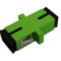 Adapter światłowodowy SC APC/SC APC, simplex, jednomodowy OS2, ceramiczna ferrula, zielony DN-96003-1APCSX