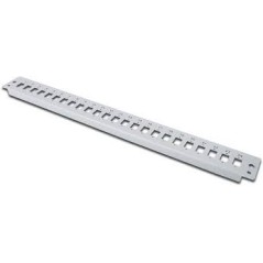 Płyta czołowa do światłowodowego panelu krosowego (DN-96200-P) 24x LC duplex 1U szary DN-96207-P