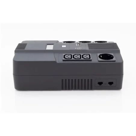Zasilacz awaryjny UPS Line-Interactive 800VA/480W AVR 4xSCHUKO 3xIEC C13 1xUSB A 1x USB B RJ45 DN-170111