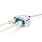 adapter RJ45/2x RJ45 (gniazdo) ekran. srebrny (nikiel) AT-AG CX2 Digitus Professional adapter RJ45/2x RJ45 (gniazdo) ekran. srebrny (nikiel) AT-AG CX2 Digitus Professional
