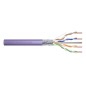 Kabel instalacyjny DIGITUS kat.6, F/UTP, Eca, AWG 23/1, LSOH, 305m, fioletowy, szpula DK-1623-VH-305