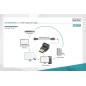 Adapter HDMI 2.0 HighSpeed z Ethernetem Typ HDMI A kątowy/HDMI A M/Ż czarny AK-330502-000-S Assmann