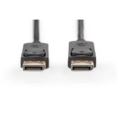 Kabel połączeniowy DisplayPort 1.2 z zatrzaskami Typ DP/DP M/M czarny 2m AK-340100-020-S Assmann