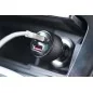 Ładowarka samochodowa Qualcomm Quick Charge™ 3.0, 2xUSB (3A/2.4A), czarno-srebrna 84103