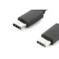 Kabel połączeniowy USB 2.0 HighSpeed Typ USB C/USB C M/M czarny 3m AK-300138-030-S