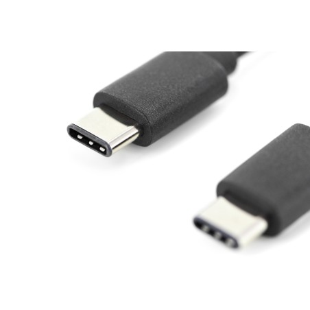 Kabel połączeniowy USB 2.0 HighSpeed Typ USB C/USB C M/M czarny 4m AK-300138-040-S