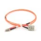 Kabel krosowy (patch cord) światłowodowy LC/SC, dplx, MM 50/125, OM2, LSOH, 3m, pomarańczowy DK-2532-03