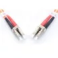 Kabel krosowy (patch cord) światłowodowy LC/LC, dplx, MM 50/125, OM2, LSOH, 1m, pomarańczowy DK-2533-01