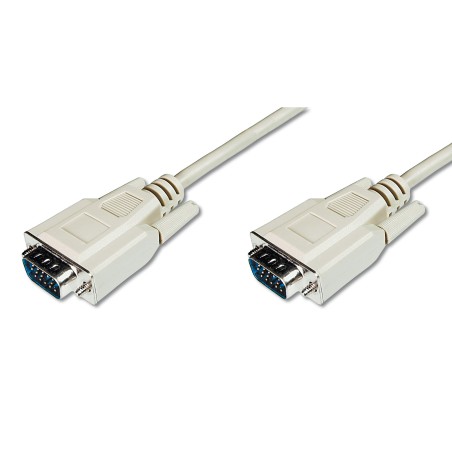 Kabel połączeniowy VGA Typ DSUB15/DSUB15 M/M szary 1,8m AK-310100-018-E Assmann