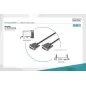 Kabel połączeniowy DVI-D DualLink 1080p 60Hz FHD Typ DVI-D (24+1)/DVI-D (24+1) M/M czarny 0,5m AK-320108-005-S