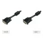 Kabel przedłużający DVI-D DualLink WQXGA 30Hz Typ DVI-D (24+1)/DVI-D (24+1) M/Ż czarny 5m AK-320200-050-S