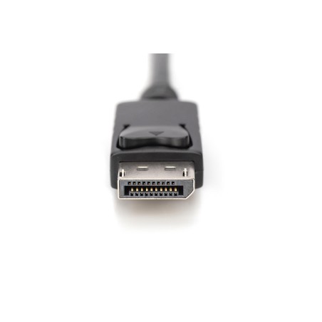 Kabel adapter HDMI 4K 30Hz zasilanie USB A na DisplayPort 2m AK-330111-020-S