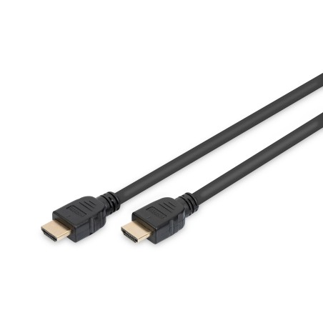Kabel połączeniowy HDMI 2.1 Ultra High Speed 8K60Hz UHD HDMI A/HDMI A M/M czarny 1m AK-330124-010-S