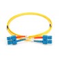 Kabel krosowy (patch cord) światłowodowy SC/SC, dplx, SM 9/125, OS2, LSOH, 2m, żółty DK-2922-02
