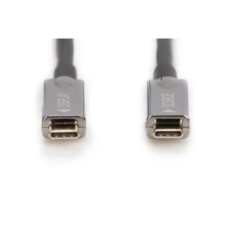 Kabel połączeniowy hybrydowy AOC USB 3.1 Typ C/USB Typ C 4K 60Hz 10m AK-330160-100-S