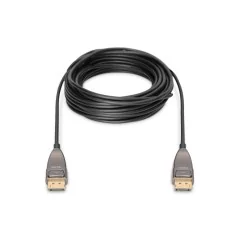 Kabel połączeniowy hybrydowy AOC DisplayPort 1.4 8K/60Hz UHD DP/DP M/M czarny 10m AK-340107-100-S