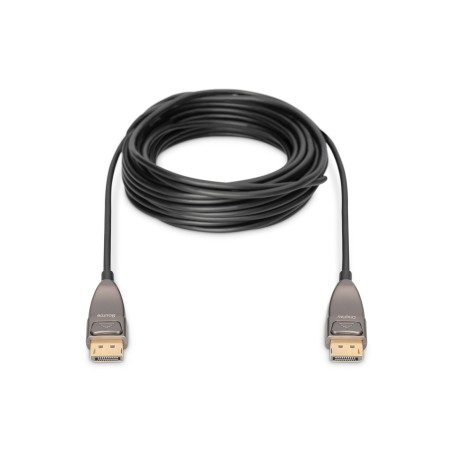 Kabel połączeniowy hybrydowy AOC DisplayPort 1.4 8K/60Hz UHD DP/DP M/M czarny 10m AK-340107-100-S