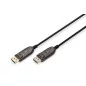 Kabel połączeniowy hybrydowy AOC DisplayPort 1.4 8K/60Hz UHD DP/DP M/M czarny 15m AK-340107-150-S