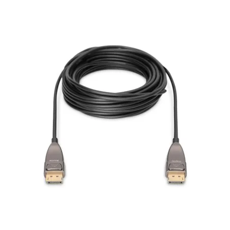 Kabel połączeniowy hybrydowy AOC DisplayPort 1.4 8K/60Hz UHD DP/DP M/M czarny 20m AK-340107-200-S