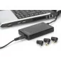 Uniwesalny zasilacz do laptopa, 90W SuperSlim, port USB (5V/2A), 11 adapterów, np.: Asus, Dell, HP DA-10190