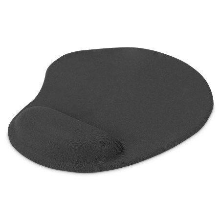 Podkładka pod mysz żelowa z podparciem na nadgarstek, czarna DA-51020