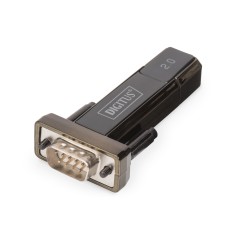 Konwerter/Adapter USB 2.0 do RS232 (DB9) z kablem USB A M/Ż dł. 80cm DA-70167