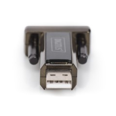Konwerter/Adapter USB 2.0 do RS232 (DB9) z kablem USB A M/Ż dł. 80cm DA-70167