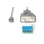 Kabel adapter USB 2.0 HighSpeed Typ USB C/RS485 M/M czarny 1m DA-70168