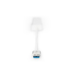 HUB/Koncentrator 3-portowy USB 3.0 SuperSpeed z Gigabit LAN adapter, aluminium DA-70250-1