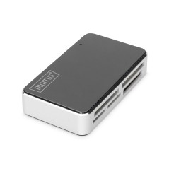 Czytnik kart DA-70322-2 USB 2.0, uniwersalny, czarno-srebrny DA-70322-2