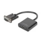 Konwerter/adapter audio-video VGA do HDMI, 1080p FHD, z audio 3.5mm MiniJack DA-70473