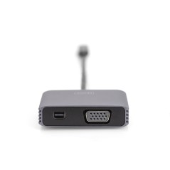 Kabel adapter graficzny USB Typ C na miniDisplayPort/VGA 4K 30Hz UHD 0,2m DA-70825