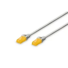 Kabel krosowy (patch cord) RJ45-RJ45, kat.6A, U/UTP, AWG 26/7, LSOH, 0,5m, szary DK-1613-A-005
