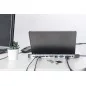 Stacja dokująca USB Typ C 12 portów Dual Monitor 4K 30Hz PD 3.0 RJ45 SD VGA HQ aluminiowa DA-70888