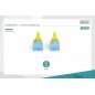 patch cord RJ45/RJ45 U/UTP kat. 5e 2,0m AWG 26/7 PVC żółty DK-1512-020/Y Digitus Professional