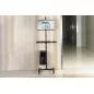 Mobilna stacja robocza, 1xLCD + klawiatura, max. 32", max. 8kg, uchylno-obrotowe 360° (PIVOT) czarna DA-90374