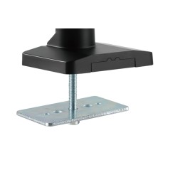 Ramię biurkowe pojedyńcze z zaciskiem 1xLCD z sprężyną gazową max. 35" i 15kg DA-90426