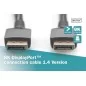 Kabel połączeniowy PREMIUM DisplayPort 1.4 8K60Hz UHD DP/DP M/M czarny 1m DB-340201-010-S