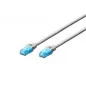 patch cord RJ45/RJ45 U/UTP kat. 5e 10,0m AWG 26/7 PVC szary DK-1512-100 Digitus Professional