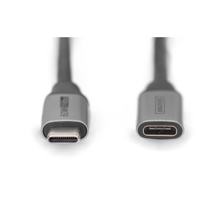 Kabel przedłużający USB 3.0 PREMIUM 60W/5Gbps Typ USB C/USB C Ż/M czarny 1m DB-300230-010-S