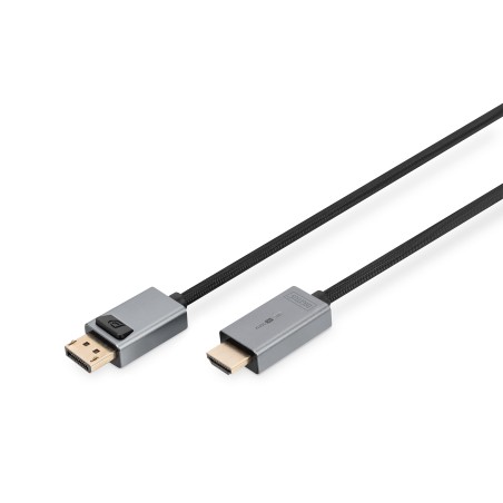 Kabel adapter PREMIUM DisplayPort - HDMI 4K 30Hz DP/HDMI M/M 1m DB-340202-010-S