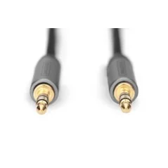 Kabel połączeniowy audio PREMIUM MiniJack Stereo Typ 3.5mm/3.5mm M/M nylon 1,8m DB-510110-018-S