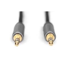 Kabel połączeniowy audio PREMIUM MiniJack Stereo Typ 3.5mm/3.5mm M/M nylon 3m DB-510110-030-S