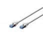 patch cord RJ45/RJ45 F/UTP kat. 5e 0,5m AWG 26/7 PVC szary DK-1522-005  Wyprzedaż !