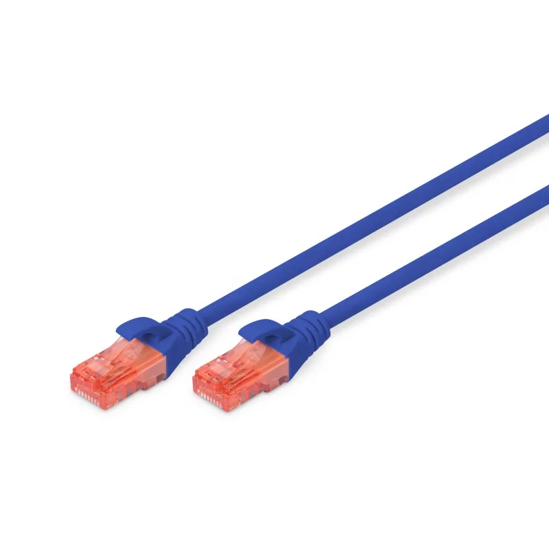 patch cord RJ45/RJ45 U/UTP kat. 6 5,0m AWG 26/7 LS0H niebieski DK-1617-050/B Digitus Professional