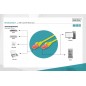 patch cord RJ45/RJ45 U/UTP kat. 6 2,0m AWG 26/7 PVC żółty DK-1612-020/Y Digitus Professional