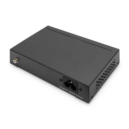 Switch niezarządzalny 4x Gigabit Ethernet, PoE af/at 60W, 1 port uplink, desktop  DN-95330-1