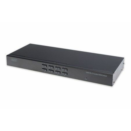 Przełącznik KVM Combo PS/2&USB 2.0, 8 portów, Rack, IP (opcjonalnie)  DS-23200-2