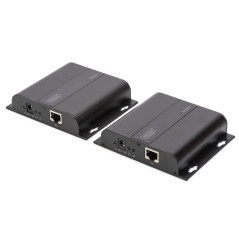 Przedłużacz/Extender HDMI do 120m po skrętce Cat.5e/6 UTP lub IP, 4K 30Hz UHD, z audio (zestaw)  DS-55122